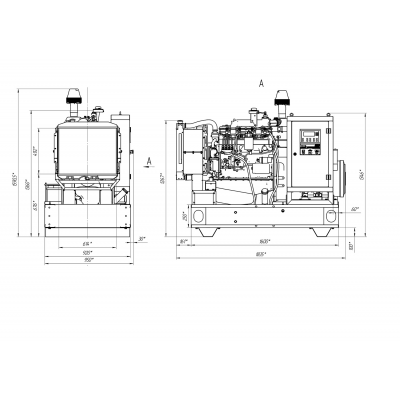Дизельный генератор ПСМ АД-20 с АВР Дизельный генератор ПСМ АД-20 с АВР