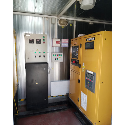 БУ дизельный генератор Caterpillar C18 в контейнере с АВР БУ дизельный генератор Caterpillar C18 в контейнере с АВР