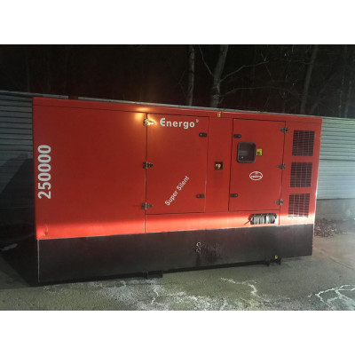 БУ дизельный генератор Energo ED 250000 в кожухе БУ дизельный генератор Energo ED 250000 в кожухе