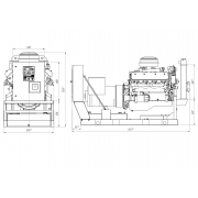 ПСМ АД-100 (ЯМЗ-238М2) в контейнере с АВР