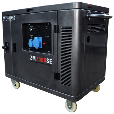 Бензиновый генератор Mitsui Power ZM 7000 SE в кожухе Бензиновый генератор Mitsui Power ZM 7000 SE в кожухе