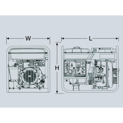 Дизельный генератор Yanmar YDG 3700 N-5EB2 electric с АВР Дизельный генератор Yanmar YDG 3700 N-5EB2 electric с АВР