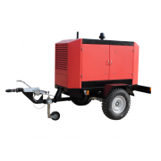 ССМ ЭД-30-Т400-РПМ1 на автомобильном прицепе с АВР