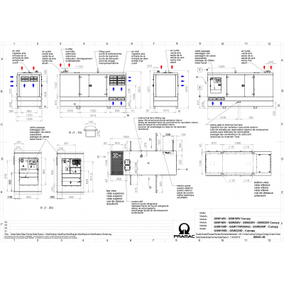 Дизельный генератор Pramac GSW 220 D в кожухе Дизельный генератор Pramac GSW 220 D в кожухе