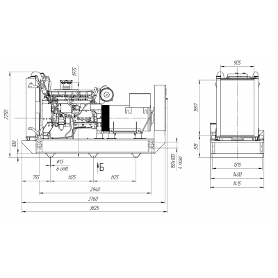 Дизельный генератор ПСМ ADV-460 в контейнере Дизельный генератор ПСМ ADV-460 в контейнере