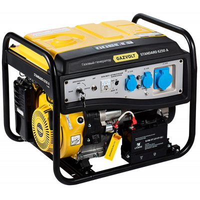 Газовый генератор Gazvolt Standard 6250 A 02 с АВР Газовый генератор Gazvolt Standard 6250 A 02 с АВР