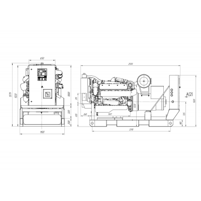 Дизельный генератор ПСМ АД-180 в контейнере с АВР Дизельный генератор ПСМ АД-180 в контейнере с АВР