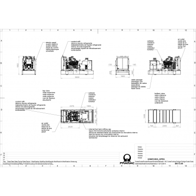 Дизельный генератор Pramac GSW 510 DO в контейнере с АВР Дизельный генератор Pramac GSW 510 DO в контейнере с АВР