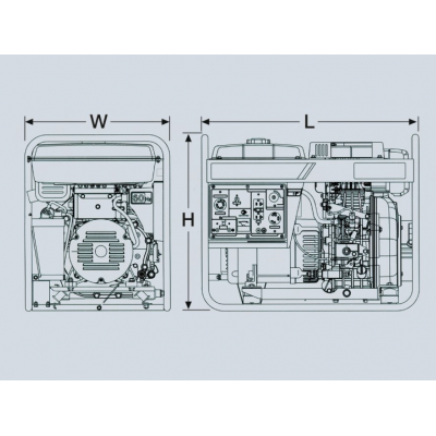Дизельный генератор Yanmar YDG 5500 N-5B2 Дизельный генератор Yanmar YDG 5500 N-5B2