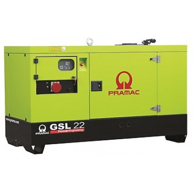 Дизельный генератор Pramac GSL 22 D в кожухе с АВР Дизельный генератор Pramac GSL 22 D в кожухе с АВР