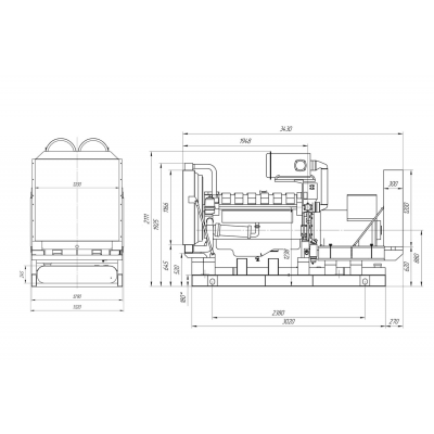 Дизельный генератор ПСМ АД-350 с АВР Дизельный генератор ПСМ АД-350 с АВР