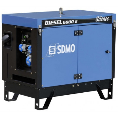Дизельный генератор SDMO DIESEL 6000 E AVR SILENCE Дизельный генератор SDMO DIESEL 6000 E AVR SILENCE