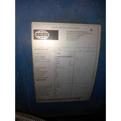 БУ дизельный генератор FG Wilson P 1250 P3 в контейнере БУ дизельный генератор FG Wilson P 1250 P3 в контейнере