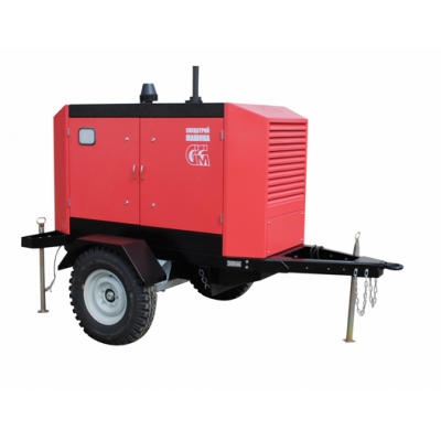 Дизельный генератор ССМ ЭД-30-Т400-РКМ1 на тракторном прицепе Дизельный генератор ССМ ЭД-30-Т400-РКМ1 на тракторном прицепе