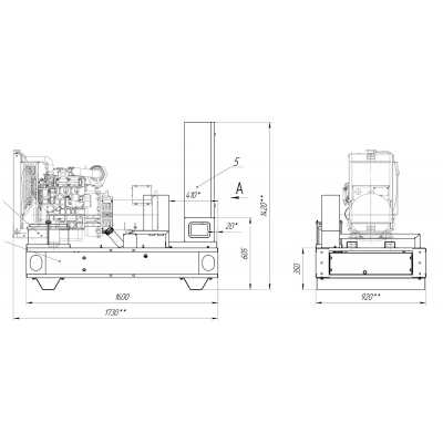 Дизельный генератор ПСМ ADP-12 в контейнере с АВР Дизельный генератор ПСМ ADP-12 в контейнере с АВР