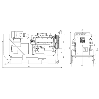 Дизельный генератор ПСМ АД-160 Дизельный генератор ПСМ АД-160