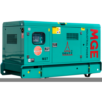 Дизельный генератор MGE P80DZ в кожухе с АВР Дизельный генератор MGE P80DZ в кожухе с АВР