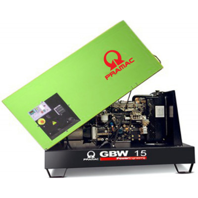 Дизельный генератор Pramac GBW 15 Y в кожухе AUTO Дизельный генератор Pramac GBW 15 Y в кожухе AUTO