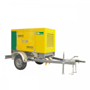 MitsuDiesel МД АД-20С-Т400-1РКМ29 в шумозащитном кожухе на шасси