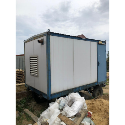 БУ дизельный генератор Gesan DJA 200 E в контейнере на шасси БУ дизельный генератор Gesan DJA 200 E в контейнере на шасси