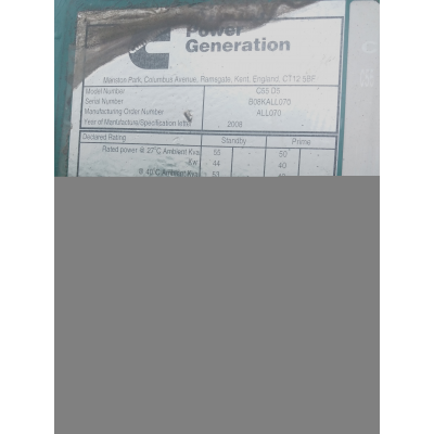 БУ дизельный генератор Cummins C55D5 в кожухе БУ дизельный генератор Cummins C55D5 в кожухе