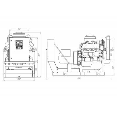 Дизельный генератор ПСМ АД-60 (ЯМЗ) Дизельный генератор ПСМ АД-60 (ЯМЗ)