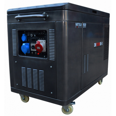 Бензиновый генератор Mitsui Power ZM 12500 SE-3 в кожухе с АВР Бензиновый генератор Mitsui Power ZM 12500 SE-3 в кожухе с АВР