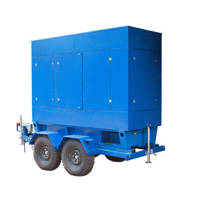 Дизельный генератор ТСС ЭД-120-Т400-1РКМ11 в кожухе на шасси Дизельный генератор ТСС ЭД-120-Т400-1РКМ11 в кожухе на шасси