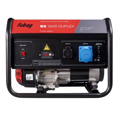 Бензиновый генератор Fubag BS 3500 DUPLEX Бензиновый генератор Fubag BS 3500 DUPLEX