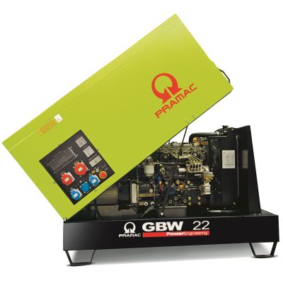 Дизельный генератор Pramac GBW 22 P в кожухе Дизельный генератор Pramac GBW 22 P в кожухе