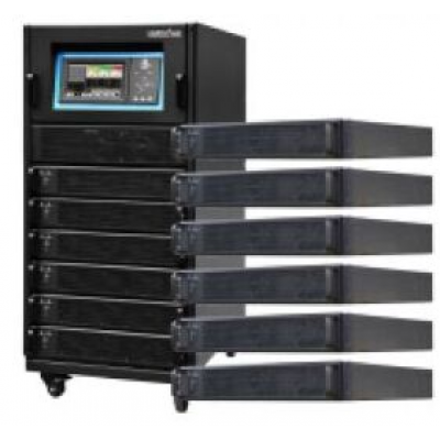 Модульный ИБП Импульс МУЛЬТИПЛЕКС 90-90 в климатическом шкафу Модульный ИБП Импульс МУЛЬТИПЛЕКС 90-90 в климатическом шкафу