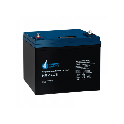 АКБ Парус электро HM-12-75 АКБ Парус электро HM-12-75
