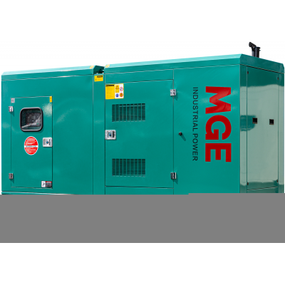 Дизельный генератор MGE P300CS в кожухе с АВР Дизельный генератор MGE P300CS в кожухе с АВР