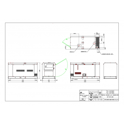 Дизельный генератор Toyo TG-12SBS с АВР Дизельный генератор Toyo TG-12SBS с АВР