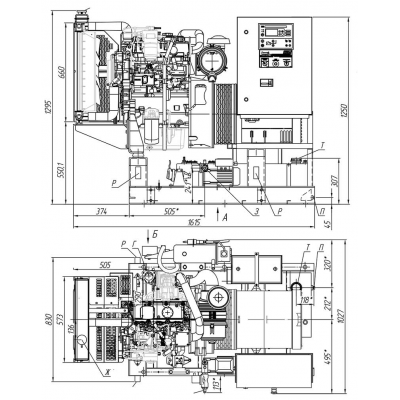 Дизельный генератор ПСМ ADP-30 с АВР Дизельный генератор ПСМ ADP-30 с АВР