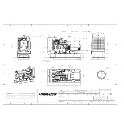 Дизельный генератор PowerLink GMS200C в контейнере Дизельный генератор PowerLink GMS200C в контейнере