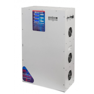 Стабилизатор напряжения Энерготех OPTIMUM+ 20000(HV)х3 Стабилизатор напряжения Энерготех OPTIMUM+ 20000(HV)х3