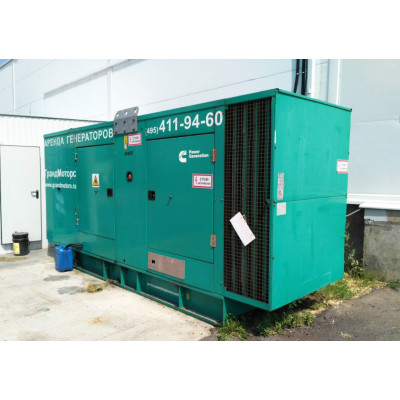 БУ дизельный генератор Cummins C440D5 в кожухе БУ дизельный генератор Cummins C440D5 в кожухе